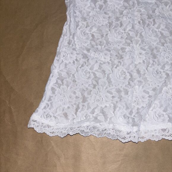 Hanky Panky Camisole White Lace Size Medium - Picture 2 of 9